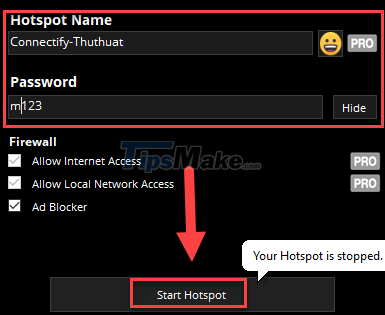 How to play Wifi (Hotspot) on Windows 10 computers Picture 14