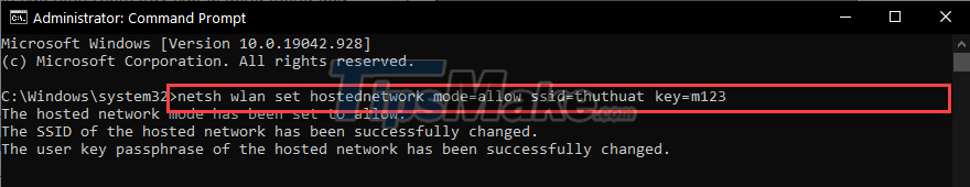How to play Wifi (Hotspot) on Windows 10 computers Picture 8