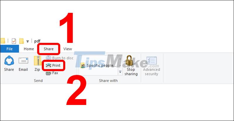 Picture 2 of How to print multiple PDF files at the same time is very simple and fast