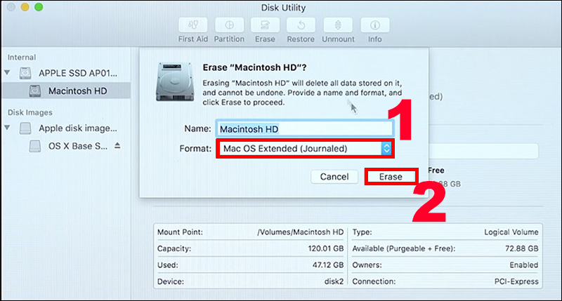 How to reset MacBook, How to factory reset MacBook simply Picture 16