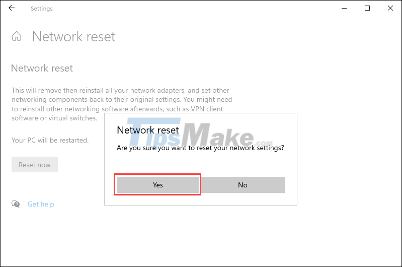 How to reset, reset the network on Windows 11 Picture 9