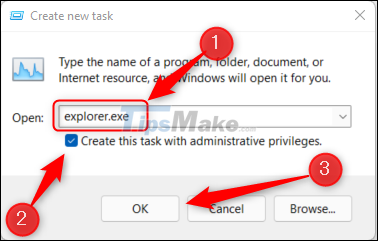 How to run File Explorer with administrative rights in Windows 11 Picture 5