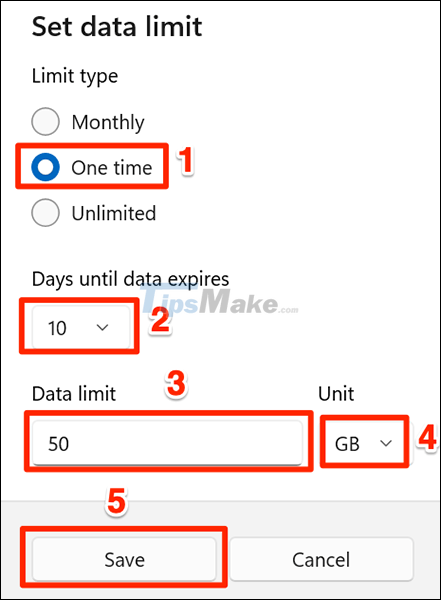 data usage windows 7