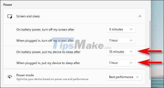 How to set up a Windows 11 PC to automatically go to Sleep Picture 4