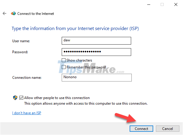 How to set up and use a PPPoE connection on a Windows computer Picture 7