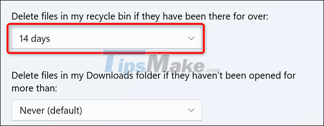 How to set up automatic emptying of the recycle bin in Windows 11 Picture 6