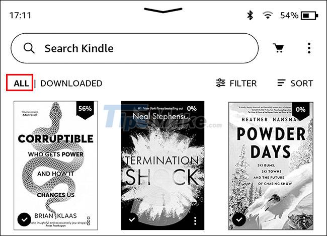 How to set up Kindle to update new books purchased in the library