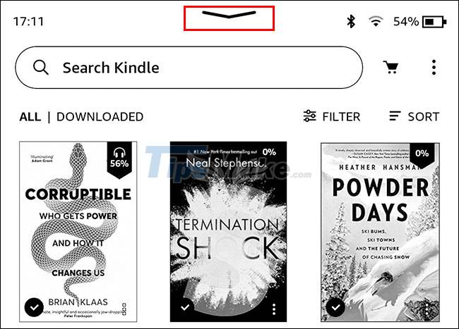 How to set up Kindle to update new books purchased in the library Picture 7