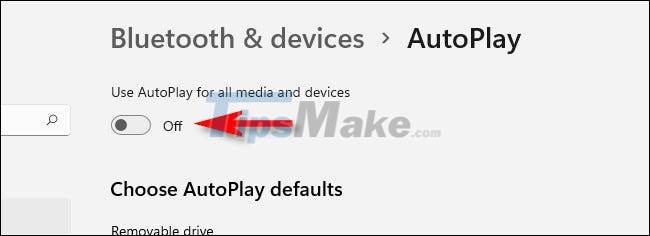 How to set up or turn off the AutoPlay feature on Windows 11 Picture 3