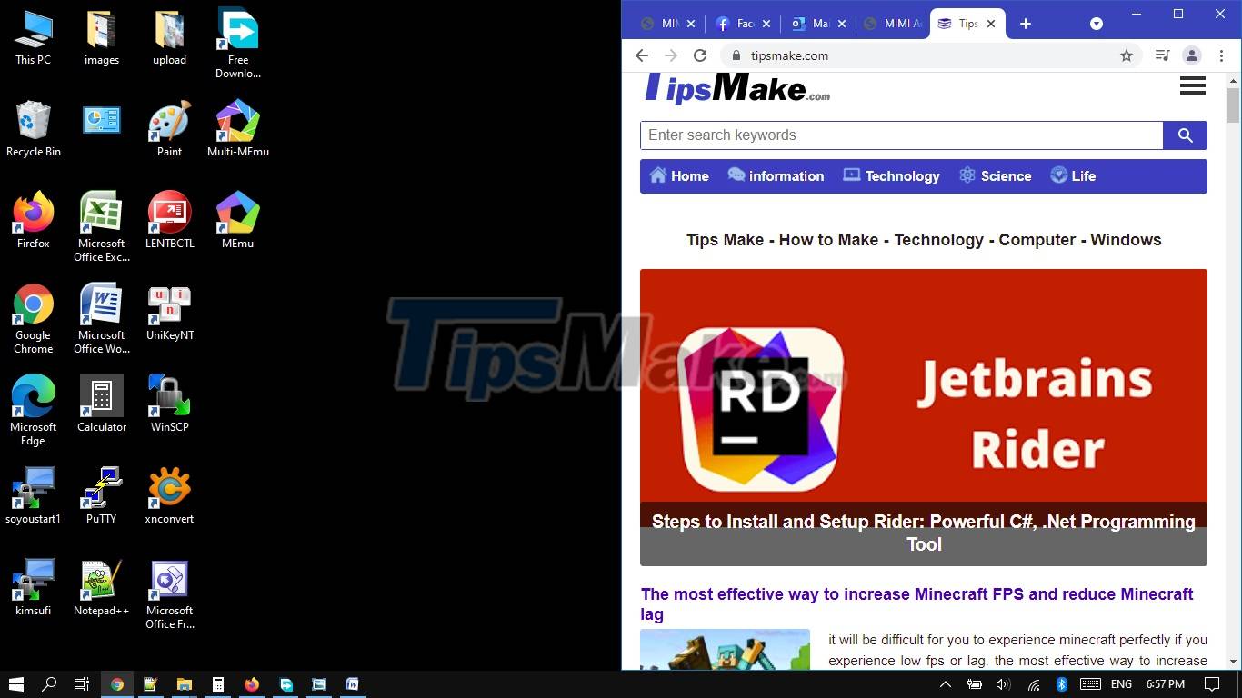 How to split screen on Windows 10 Picture 11