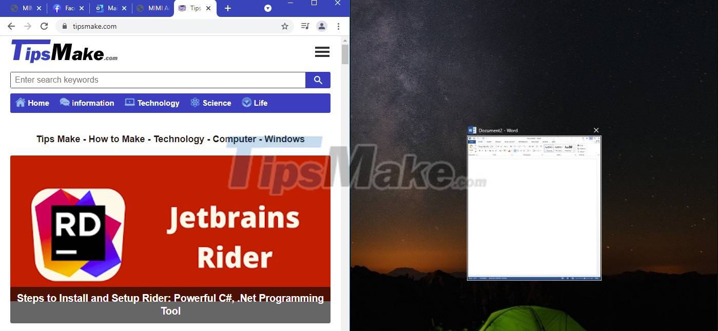 How to split screen on Windows 10 Picture 4