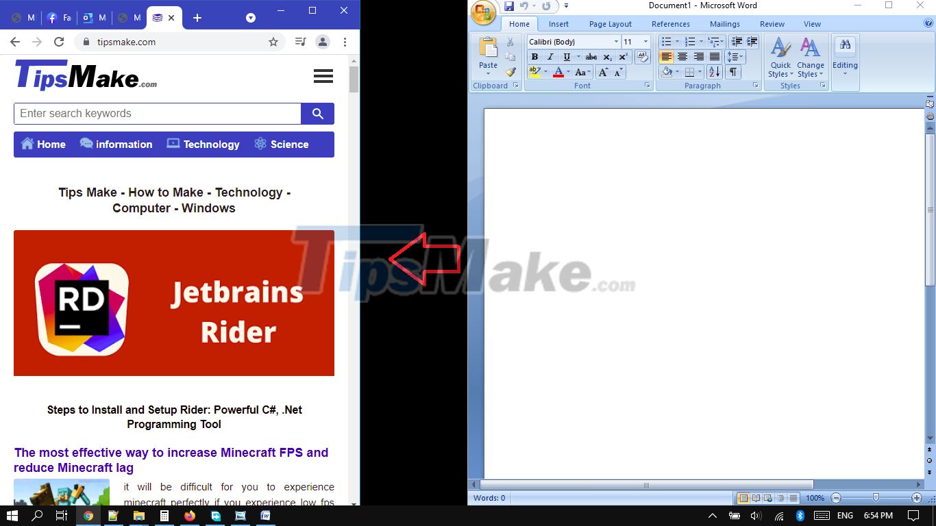 How to split screen on Windows 10 Picture 6