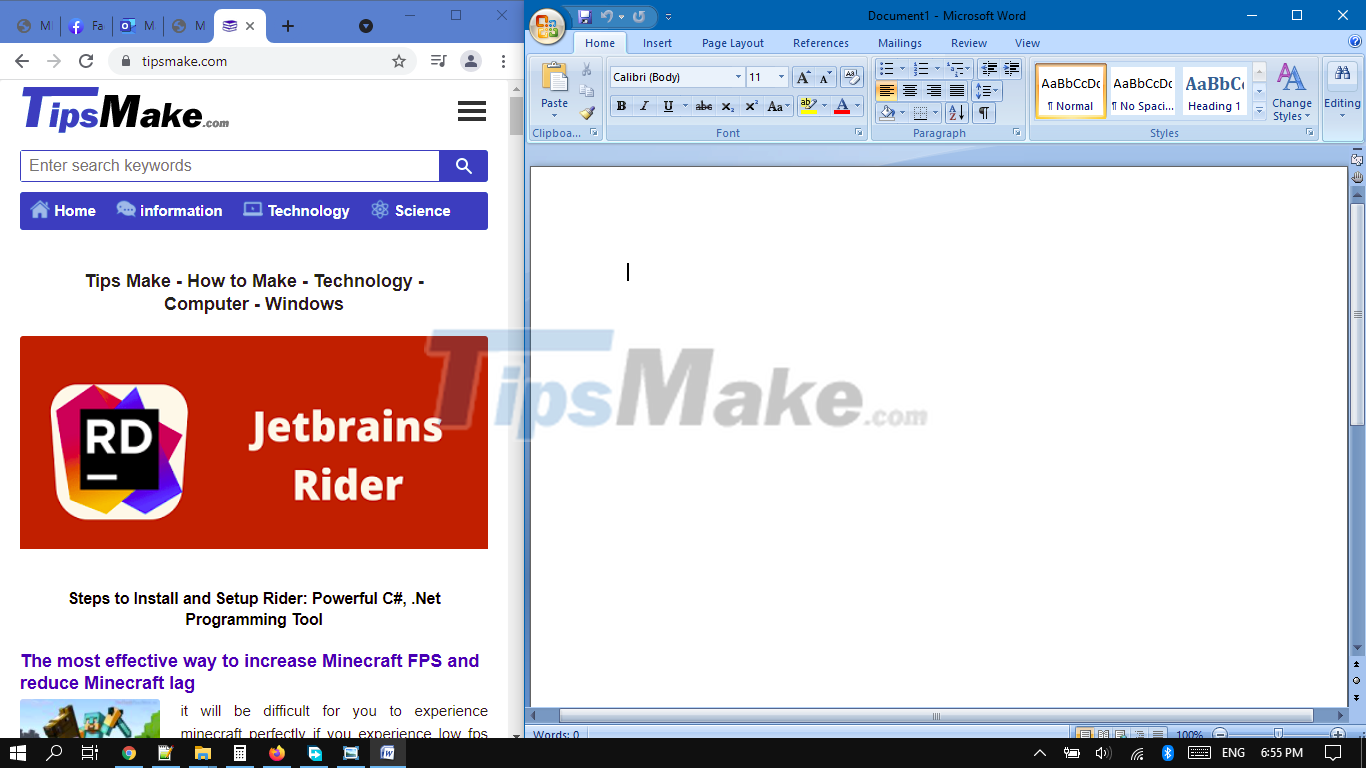 How to split screen on Windows 10 Picture 7