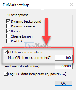 How to test VGA with Furmark tool Picture 5