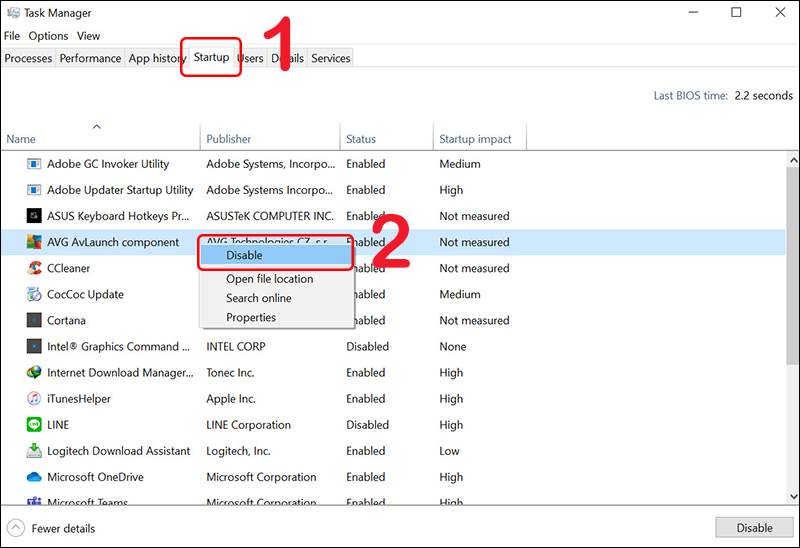How to turn off programs that start with Windows 10 Picture 12