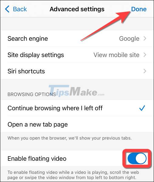 How to use Picture-in-Picture in Microsoft Edge on iPhone and iPad Picture 4