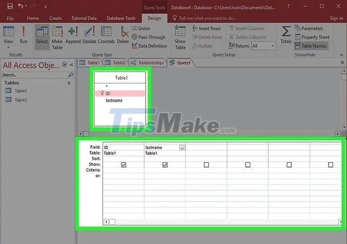 Instructions for basic operations on Microsoft Access Picture 14