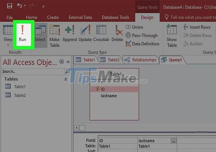 Instructions for basic operations on Microsoft Access Picture 16