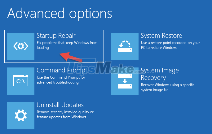 Instructions for fixing 'Your PC/Device needs to be repaired' error Picture 7