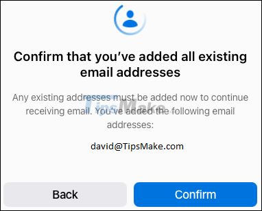 Instructions for setting up a custom email domain on iCloud Picture 7