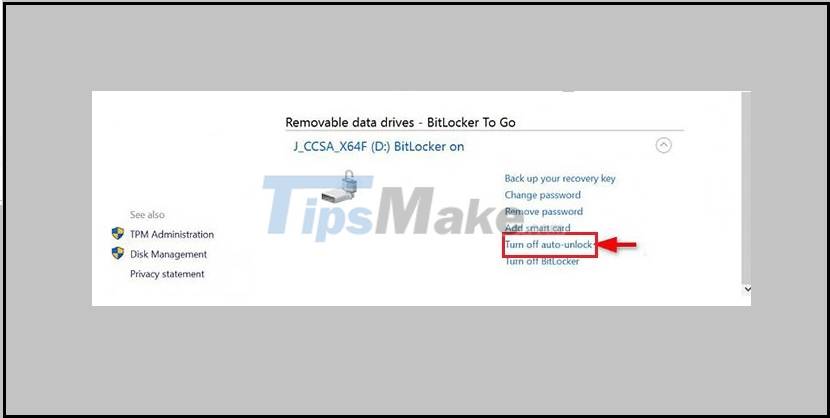 Instructions on how to set a password for the drive on Windows 10 Picture 9
