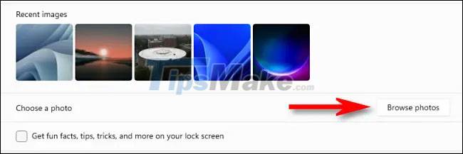 Instructions to customize the lock screen on Windows 11 Picture 5