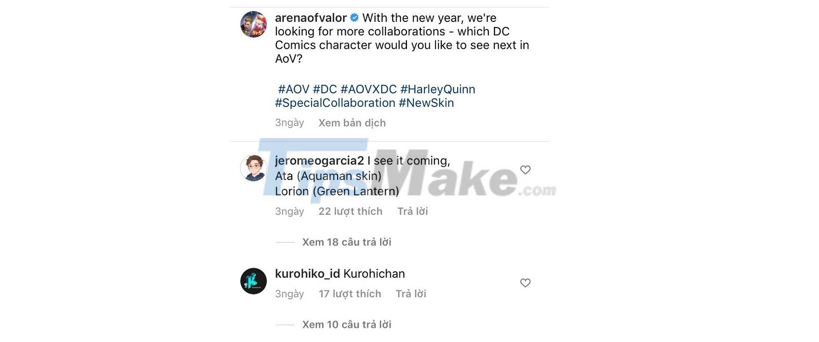 Lien Quan Mobile: Revealing the plan to collaborate with DC in 2022 Picture 2