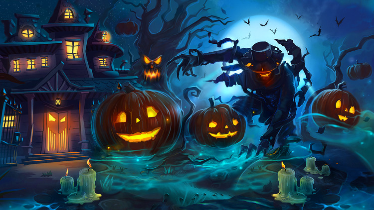 Pictures of beautiful Halloween pumpkins Picture 3
