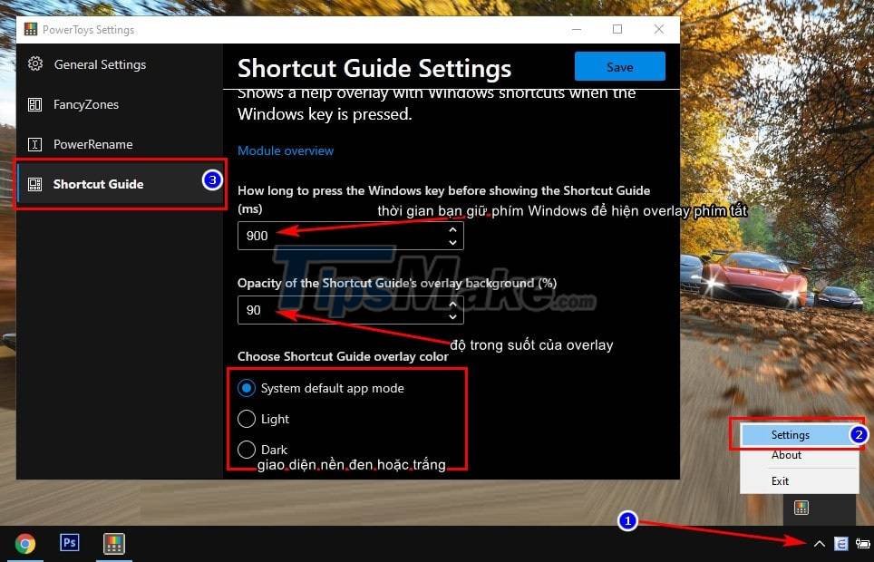 PowerToys: Show a list of keyboard shortcuts on Windows 10 and Windows 11 Picture 4