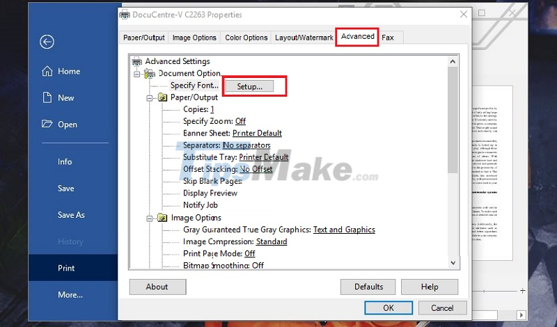 Picture 5 of Printer lost text - Causes and ways to fix Printer lost text error