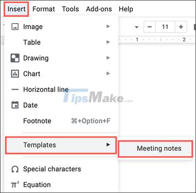 Quick steps for taking meeting notes in Google Docs Picture 1