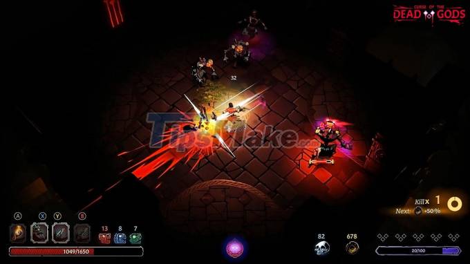 Review Game Curse of the Dead Gods: When choosing to survive is cursed Picture 5