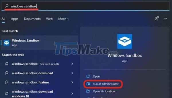 Steps to activate Windows Sandbox on Windows 11 Picture 3