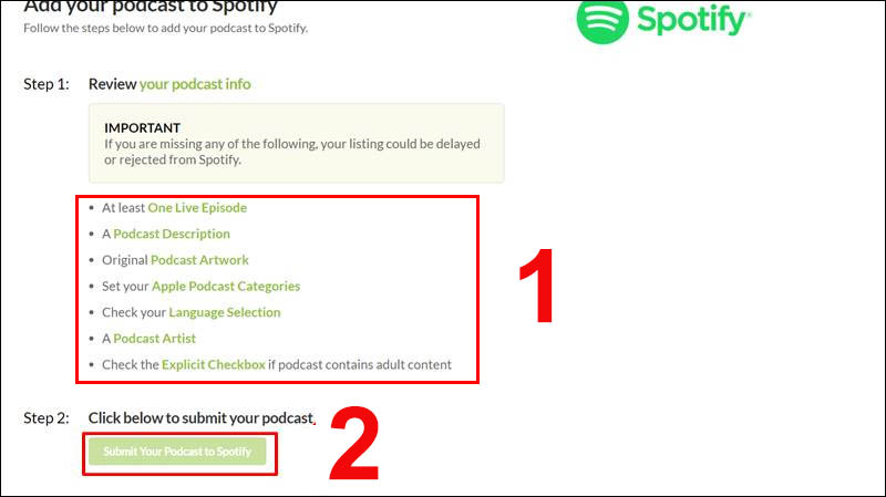 Steps to create a Podcast on Spotify for free, simple and fastest Picture 10