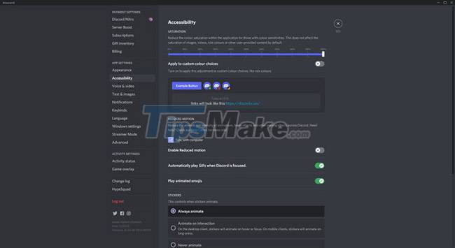 Steps to customize Discord interface Picture 2