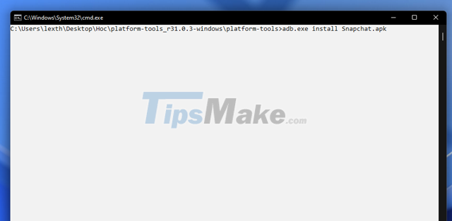 Steps to directly install Android apps from APK files on Windows 11 Picture 11