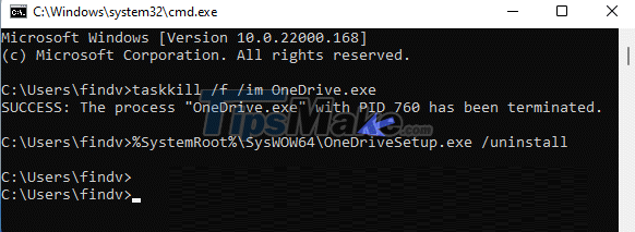 Steps to disable or uninstall OneDrive on Windows 11 Picture 7