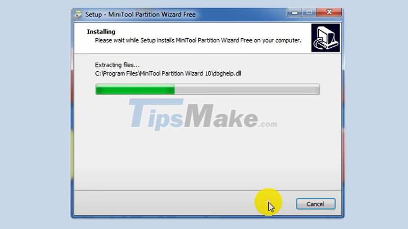 Steps to divide hard drive using MiniTool Partition Wizard software Picture 4