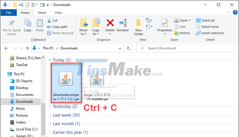 Steps to download and install Forge to use mods in Minecraft Picture 7