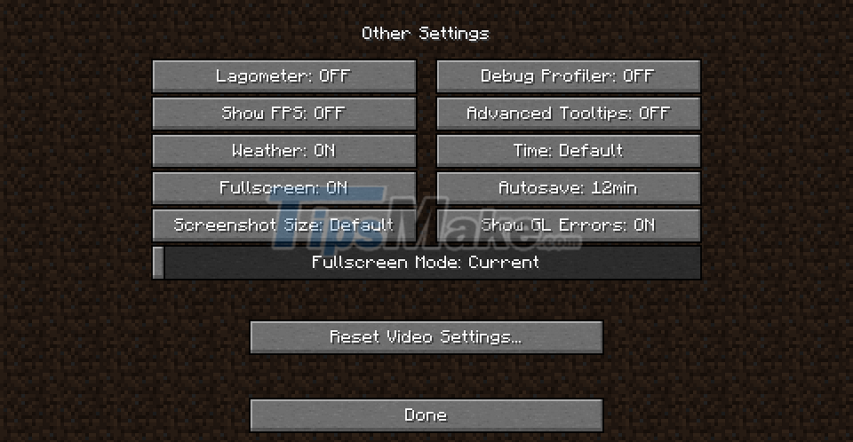 how to turn on autosave in minecraft