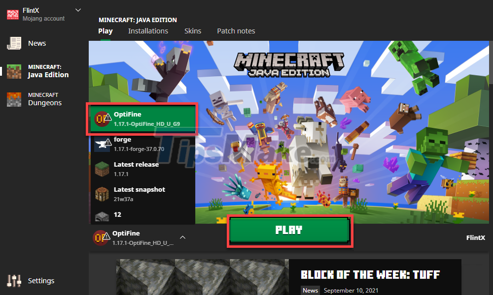 Steps to download and install Optifine to play Minecraft smoother Picture 7