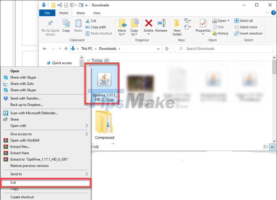 Steps to download and install Optifine to play Minecraft smoother Picture 9