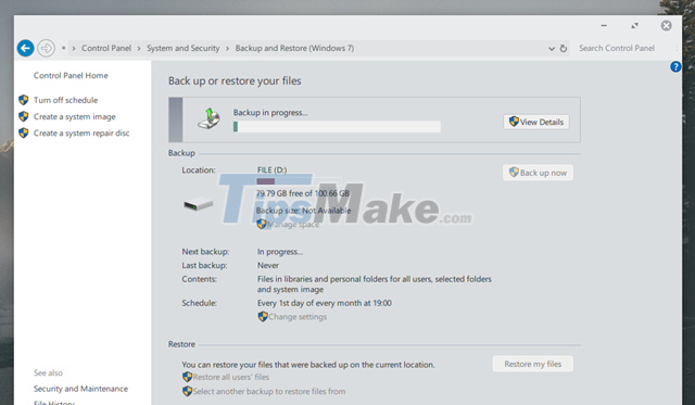 Steps to Enable Auto Backup on Windows 10 Picture 11