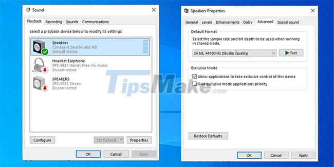 Steps to fix audio and video out of sync error in Windows 10 Picture 2