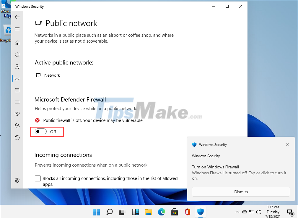 Steps to fix error 0x8004FC12 on Windows 11 Picture 9