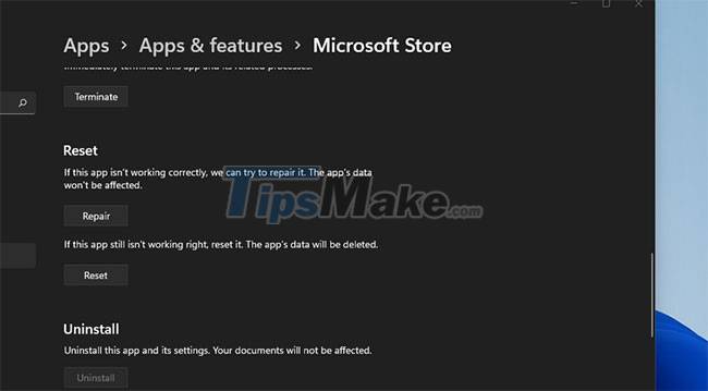 Steps to fix Microsoft Store error code 0x80004003 in Windows 10/11 Picture 7