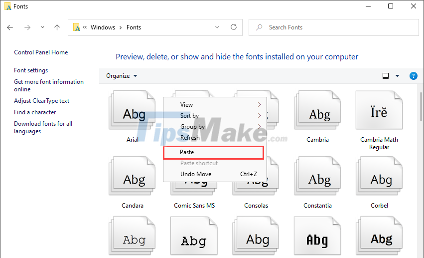 Steps to install Fonts for Windows 11 Picture 11