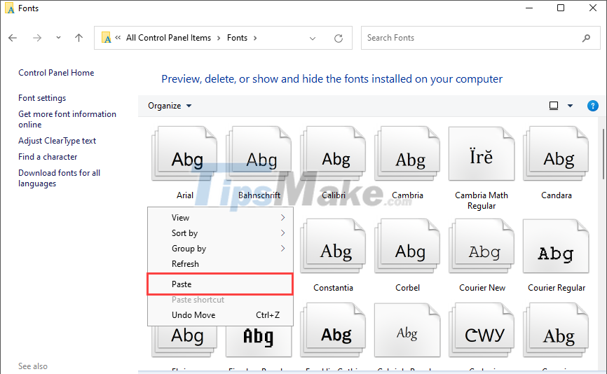 Steps to install Fonts for Windows 11 Picture 8