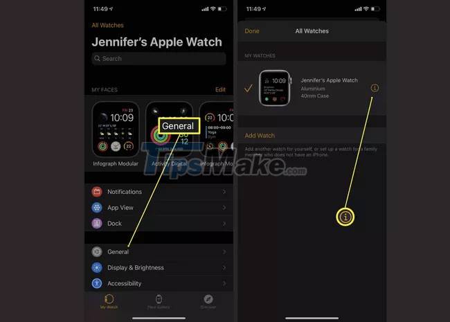 Steps to manually re-sync Apple Watch Picture 2
