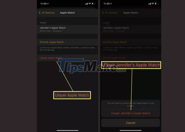 Steps to manually re-sync Apple Watch Picture 3